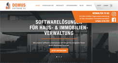 Desktop Screenshot of domus-software.de